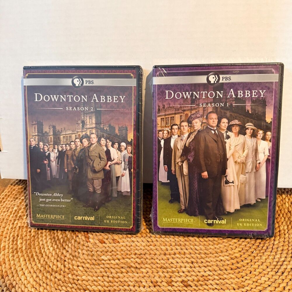 Downton Abbey Seasons 1 2 DVD NEW SEALED PBS Original UK Edition Maggie Smith